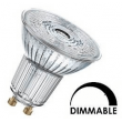 Ampoule LED OSRAM PAR16 8W substitut 80W 575 lumen blanc neutre 3000K dimmable GU10
