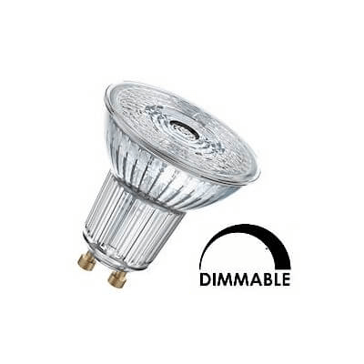 Ampoule LED OSRAM PAR16 8W substitut 80W 575 lumen blanc neutre 3000K dimmable GU10
