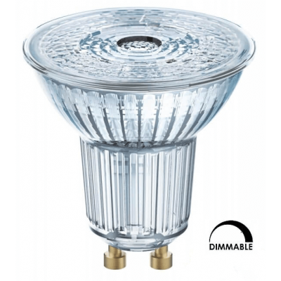 LED réflecteur OSRAM PARATHOM DIM 575lm PAR16 GU10 8W- 80W 36° 2700K 095489