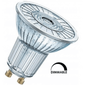 Ampoule LED OSRAM PAR16 3.1W substitut 35W 230 lumens blanc chaud 2700K dimmable GU10