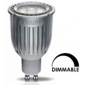 Ampoule LEDspot PHILIPS Tubulaire 8W substitut 50w 450 lumens Blanc neutre 3000K Dimmable GU10