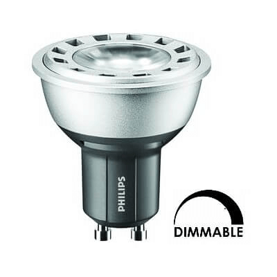 Ampoule LED Philips  PAR16 4w substitut 35w 250 lumens blanc neutre 3000K dimmable GU10