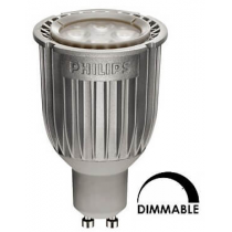 Ampoule LED spot Philips tubulaire 7W substitut 50W 430 lumens blanc chaud 2700K dimmable GU10