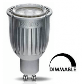 Ampoule LEDspot PHILIPS Tubulaire 8W substitut 50w 450 lumens Blanc chaud 2700K Dimmable GU10