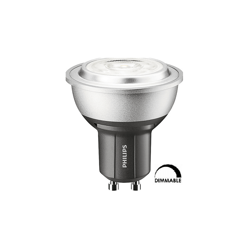 Ampoule LEDspot PHILIPS PAR16 4W substitut 35W 272 lumens blanc chaud 2700K GU10 Ampoule LEDspot PHILIPS PAR16 4W substitut 35W 272 lumens blanc chaud 2700K GU10