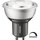 Ampoule LEDspot PHILIPS PAR16 4W substitut 35W 272 lumens blanc chaud 2700K dimmable GU10