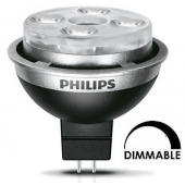 Ampoule LEDspot Philips MR16 7w substitut 50w 450 lumens blanc neutre 3000K dimmable Gu5.3
