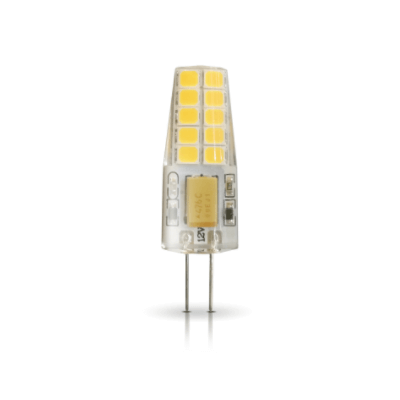 Ampoule LED Orbitec capsule 2.3W substitut 20-35W 230 lumens blanc neutre  3000K 12V GY6.35