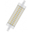 Ampoule LED OSRAM 12,5W substitut 100W 1521 lumens Blanc chaud 2700K R7s
