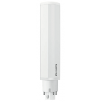 Ampoule LED Philips tubulaire 6.5W substitut 18W 650 lumens blanc neutre 3000K 4 pin G24Q-2