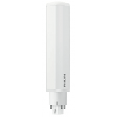 Ampoule LED Philips tubulaire 6.5W substitut 18W 650 lumens blanc neutre 3000K 4 pin G24Q-2