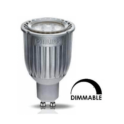Ampoule LED PHILIPS tubulaire 7w substitut 50w  blanc froid 4000K dimmable GU10