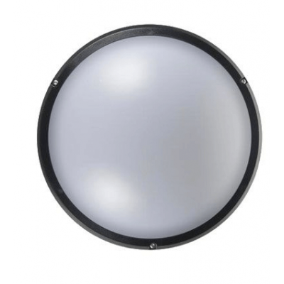 Hublot noir Deimos  1*E27 75w max IP65 IK10 Vis anti vandale 990110B