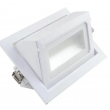 Encastré orientable rectangulaire 36W 4300 lumens 3000K blanc neutre dimmable  dimensions de perçage 235*130mm