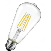 Ampoule LED LITED ST64 7,5W substitut 60W 720 lumens blanc chaud 2700K E27