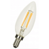 Ampoule LED LITED flamme C35 4W substitut 35W 370 lumens blanc très chaud 2100k E14