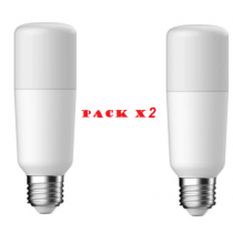 Pack de 2 Ampoules LED G.E. lighting tubulaire 15W substitut 100W 1600 lumens  Blanc froid 4000K E27