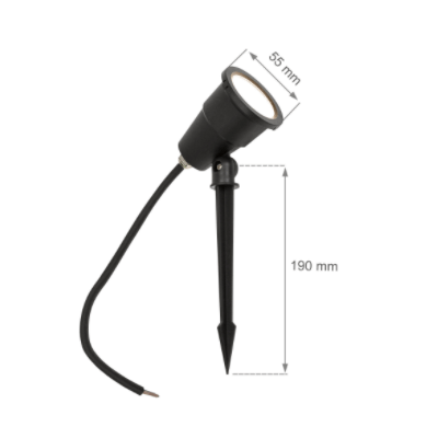 Luminaire Spectrum LED intégrée 5W 450 lumens blanc froid 4000K IP65 étanche