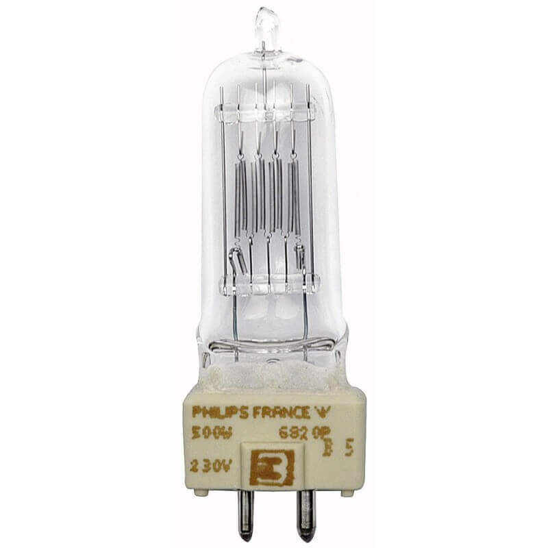 PHILIPS 6820P 500W GY9.5 230V 360h 1CT 184603 PHILIPS 6820P 500W GY9.5 230V 360h 1CT 184603