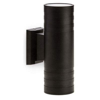 Applique extérieur noir KOBI Quazar 5 culot GU10 puissance 50Wmax IP44 étanche