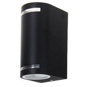 Applique extérieur noir QUAZAR 9  2*GU10 11W max 230v IP44 étanche