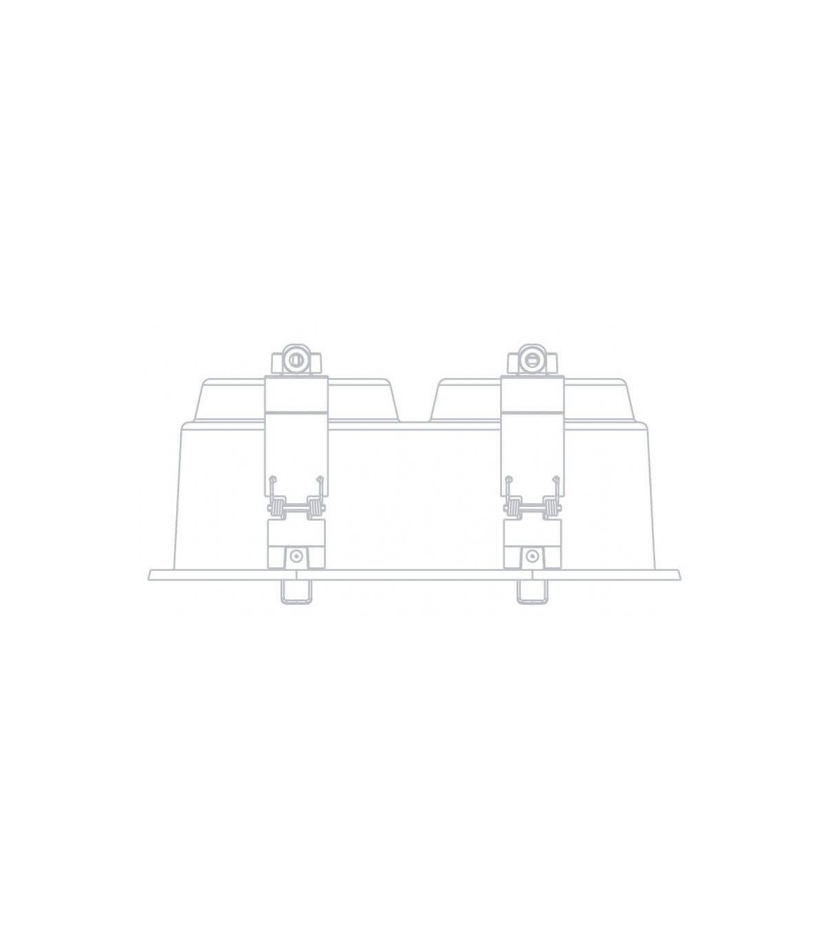 Encastré LED Panel EasyFix 6W 2700K blanc chaud 450 lumens diamètre de  perçage 55 à 90mm