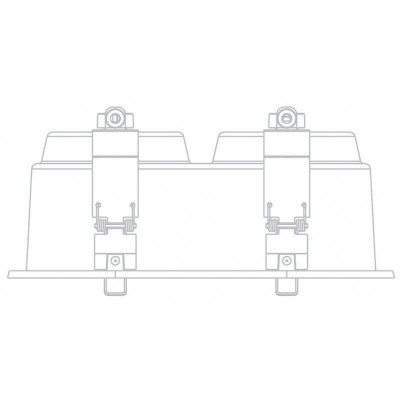 KIT LED Philips encastrable orientable 2* AR111 LED 15W 2700k 12v Dimmable