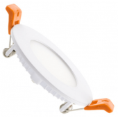Mini spot LED encastré Superslim 3W 270 lumen 6500K blanc lumière du jour diamètre de perçage 75mm
