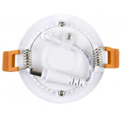 Mini spot LED encastrée Superslim R1585 3W 270 lumens 6500K blanc lumière du jour diamètre de perçage 75mm