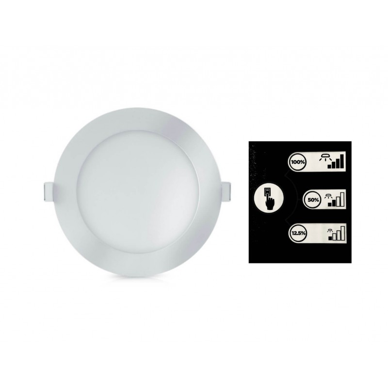 Downlight LED LUXEN rond 18w Blanc 6500k 1400lm 140mm Ø dimmable Downlight LED LUXEN rond 18w Blanc 6500k 1400lm 140mm Ø dimmable