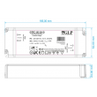 SCHEMA Alimentation LED GLP 50W 24V 0.5-2.08A Dimmable Triac GTPC-50-24-D