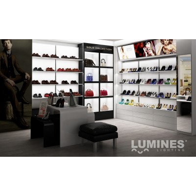 Kit profile Alu Type B 2m avec couvercle + 2 bouchons de finition 10-0020-20