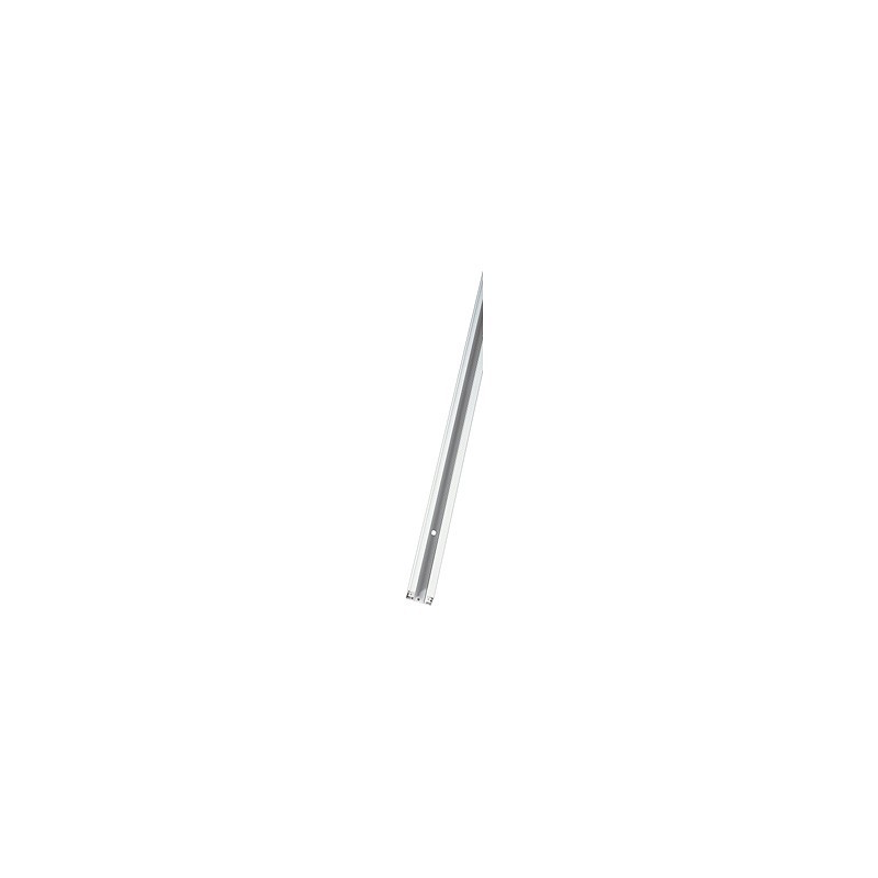 Rail monophasé 1 alumage 1m blanc complet Rail monophasé 1 alumage 1m blanc complet