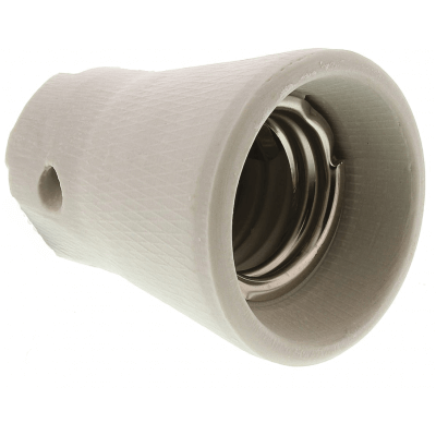 Douille E40 en porcelaine pour lampe à décharge ou Halogène grande puissance