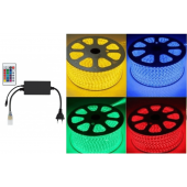 Bobine 50m LED RGB  230V étanche IP65 60LED par mètre