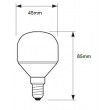 Philips Softone ESaver 7W WW E14 230-240V T45