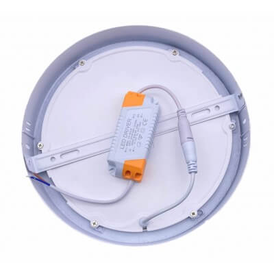 Plafonnier LED LUXEN 6W Blanc 6500k 350lm diamètre extérieur 120mm