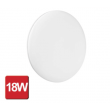 Plafonnier ou applique LED intégrée Rond Nymphea Eco2 18W 1250 lumens Blanc froid 4000K IK10 et IP44 étanche