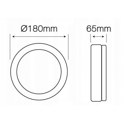 Hublot LED Luna LEDLINE 12W 900 lumens Blanc froid 4000K IP65 Etanche avec capteur de mouvement