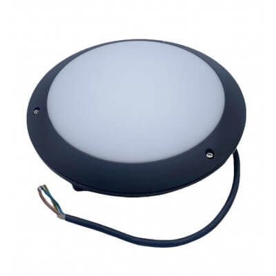 Hublot LED LITED BRINKS NOIR 24W 1850 lumens blanc froid 4000K IP65 étanche