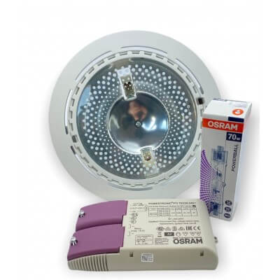 Projecteur encastrable iodure 70w RX7S fixe diamètre de perçage 210mm