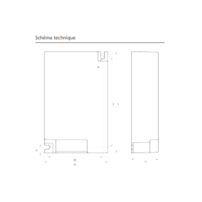 schéma technique du driver led 1-10V LCI