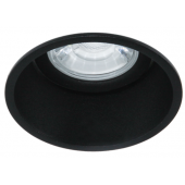 Spot LUMITEK DEEP NOIR encastrable diam 82mm 12V pour lampe à culot GU5.3 ou GU10