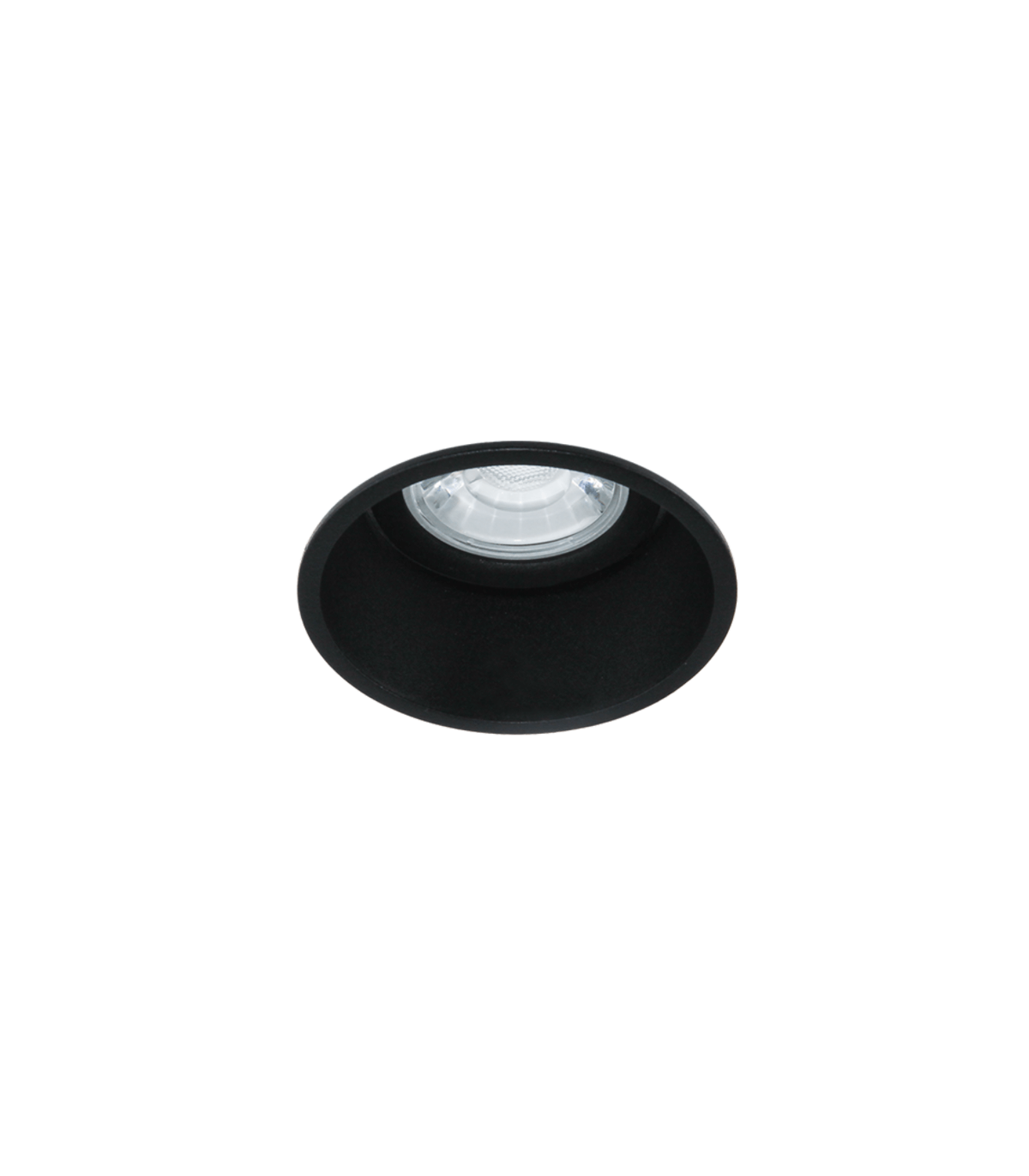 Spot LUMITEK DEEP NOIR encastrable diam 82mm 12V pour lampe à