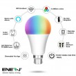 Ampoule connectée Bluetooth RGB CCT dimmable 9W équivalent 60W B22 806lm 180° LED RGB CCT dimmable
