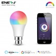 Ampoule connectée Bluetooth RGB CCT dimmable 9W équivalent 60W B22 806lm 180° LED RGB CCT dimmable