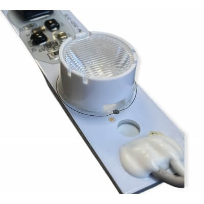 Barre led  13,2W blanc 6500K 1020 lumens  350mm 24v pour caissons lumineux simple et double faces