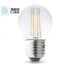 Ampoule LED FMB Filament A60 4W Blanc neutre 3000k  470lm E27