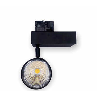 HISCRA Projecteur LED sur rail Interlight NOIR 42W 840 3400lumens blanc froid 4000k 220-240v