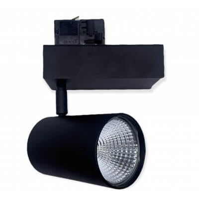 HISCRA Projecteur LED sur rail Interlight NOIR 42W 840 3400lumens blanc froid 4000k 220-240v